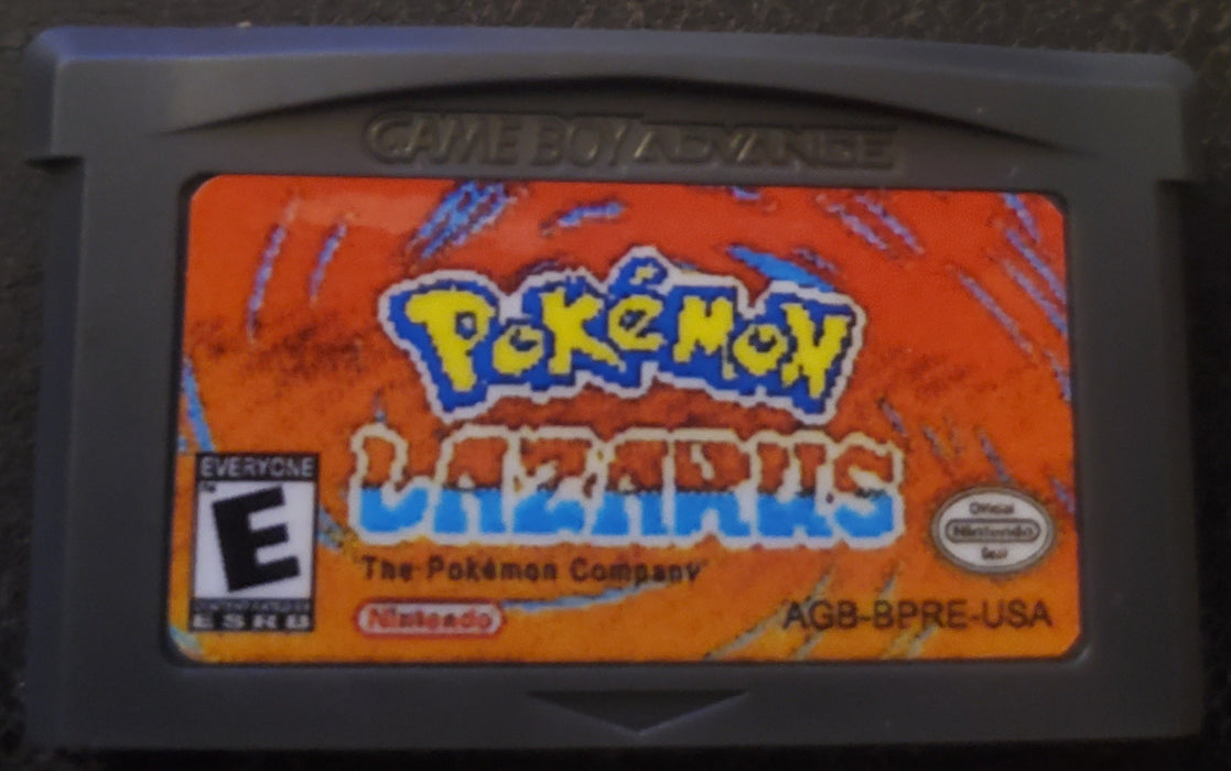 Pokemon Lazarus GBA ROM Hack Video Game Custom Gameboy Advance - for just $19.49! 