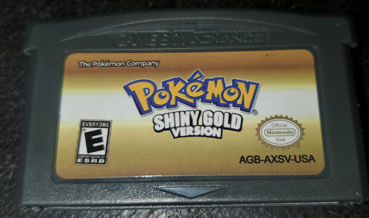 Pokemon ShinyGold GBA ROM Hack Video Game Custom Gameboy Advance - for just $18.49! 