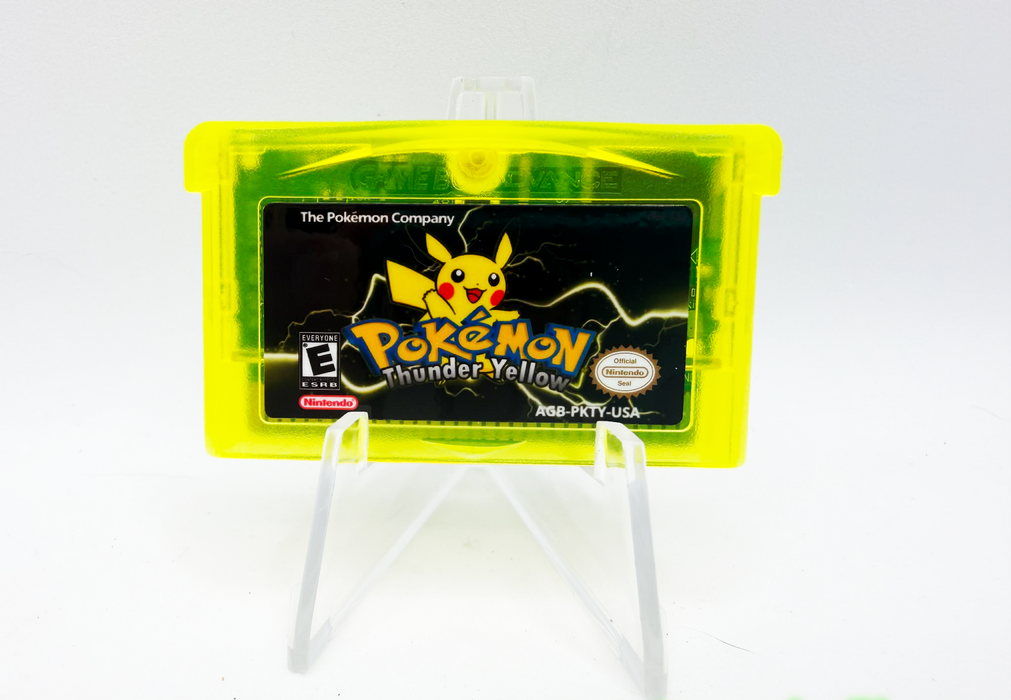 Pokémon Thunder Yellow Version – Game Boy Advance (Custom Cartridge) ⚡🎮 - for just $29.99! 