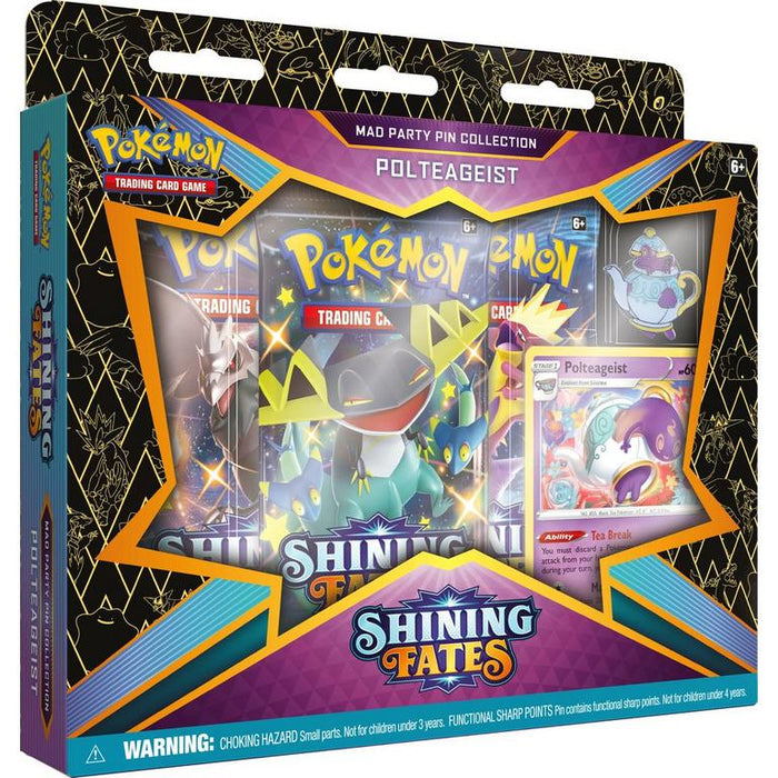 Pokemon Shining Fates: Mad Party Pin Collection - Polteageist - for just $25! 