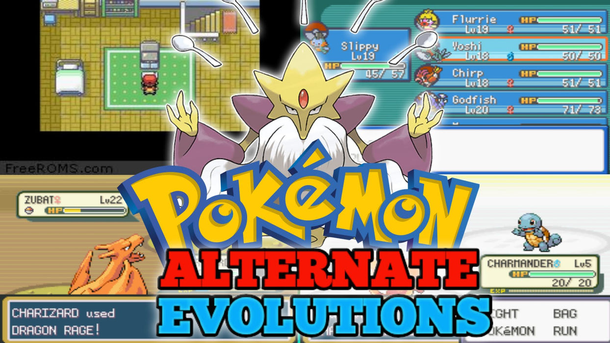 Pokemon Alternate Evolutions GBA ROM Hack Video Game Boy Advance - for just $18.49! 
