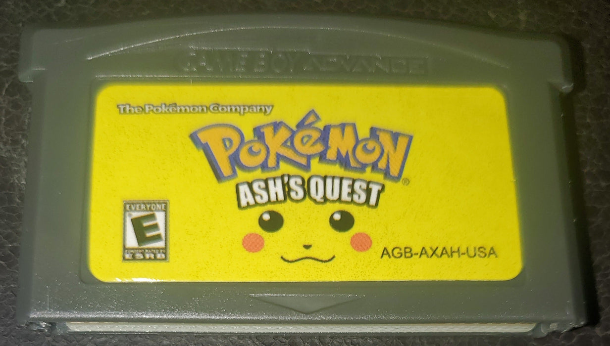 Pokemon Ash's Quest GBA ROM Hack Video Game Custom Gameboy Advance - for just $17.99! 