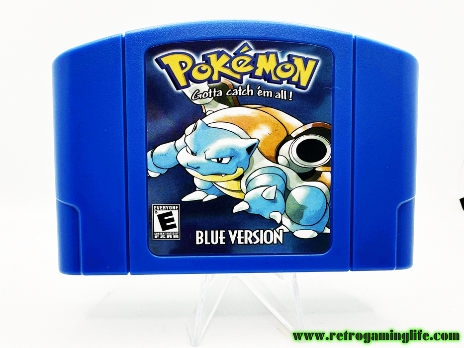 Pokemon Blue Version Nintendo 64 Game Cart - for just $39.99! 