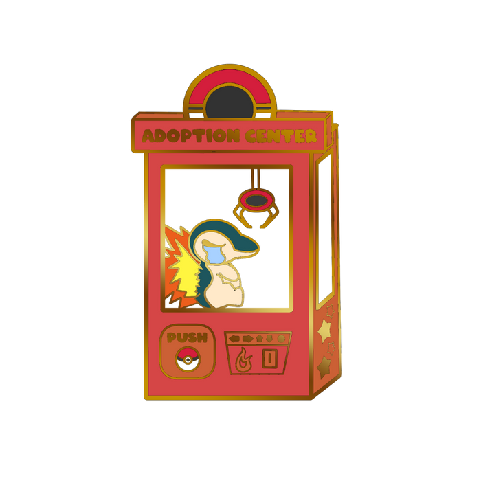 Pokemon: Cyndaquill Adoption Center Enamel Pin - for just $15! 