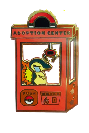 Pokemon: Cyndaquill Adoption Center Enamel Pin - for just $15! 