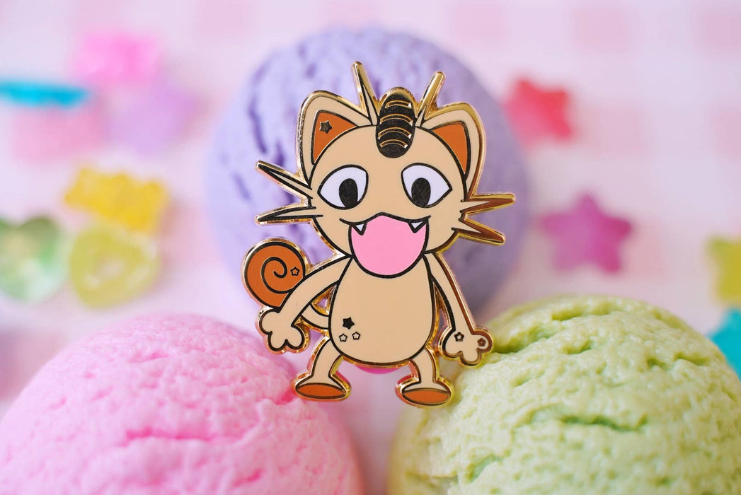 Pokemon: Meowth Enamel Pin - for just $15! 