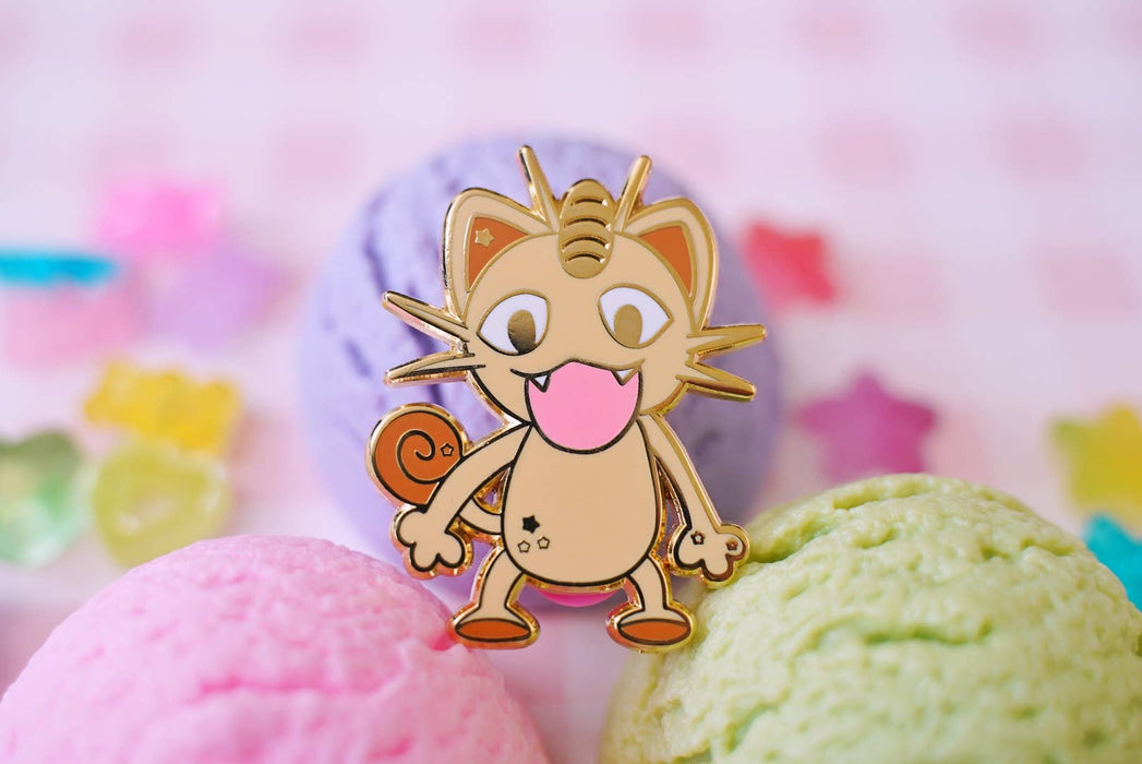 Pokemon: Meowth Enamel Pin - for just $15! 