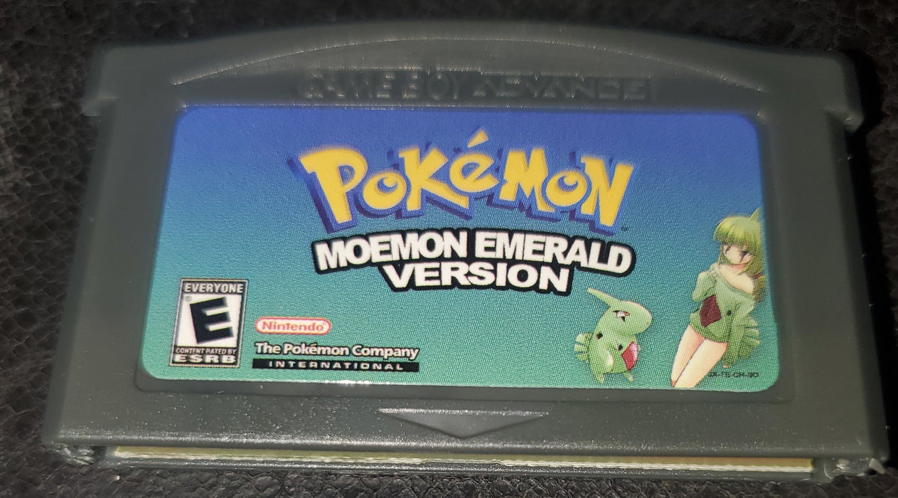 Pokemon Moemon Emerald GBA ROM Hack Video Game Custom Gameboy Advance - for just $18.49! 