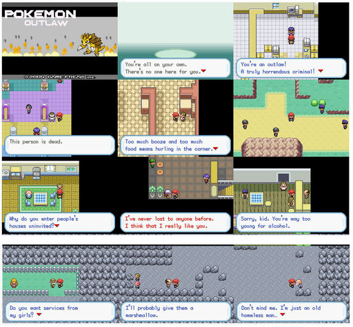 Pokemon Outlaw GBA ROM Hack Video Game Custom Gameboy Advance - for just $17.99! 