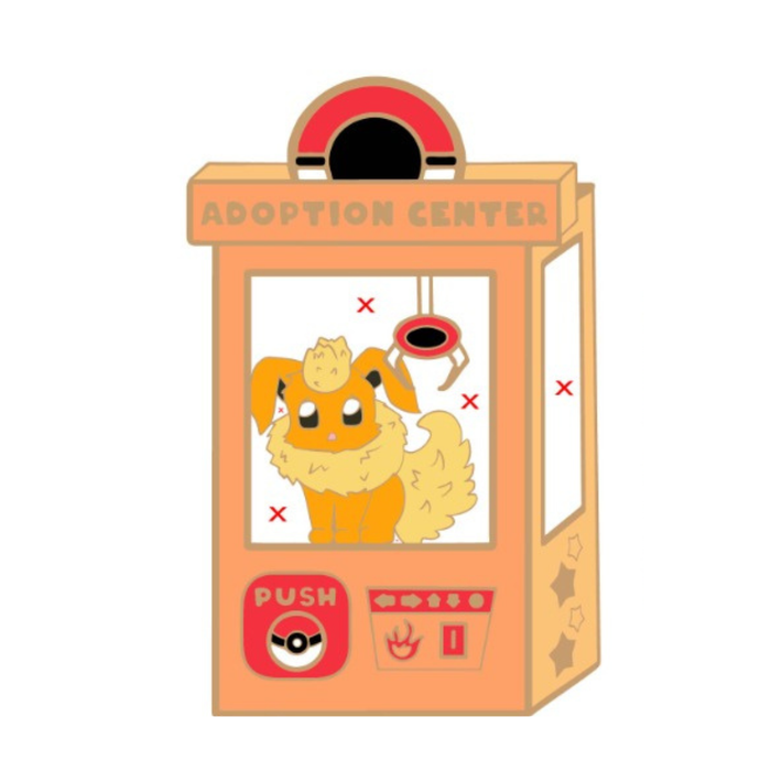 Pokemon: Shiny Flareon Adoption Center Enamel Pin - for just $15! 