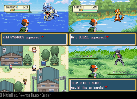Pokemon Thunder Yellow GBA ROM Hack Video Game Custom Gameboy Advance - for just $18.49! 