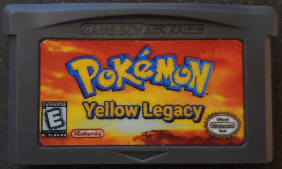 Pokemon Yellow Legacy GBA ROM Hack Video Game Boy Advance - for just $19.49! 