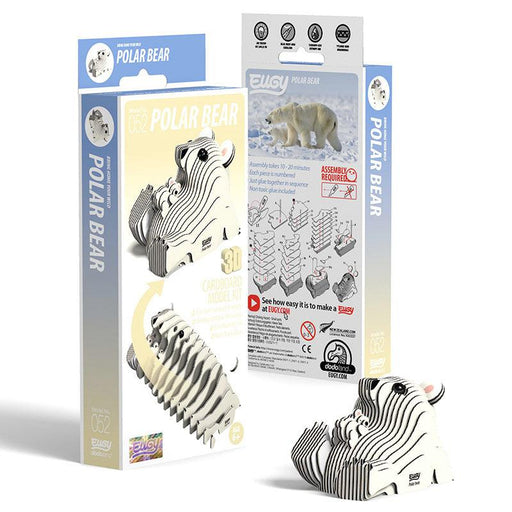 Polar Bear 3D Cardboard Model Kit Eugy - for just $11.99! 