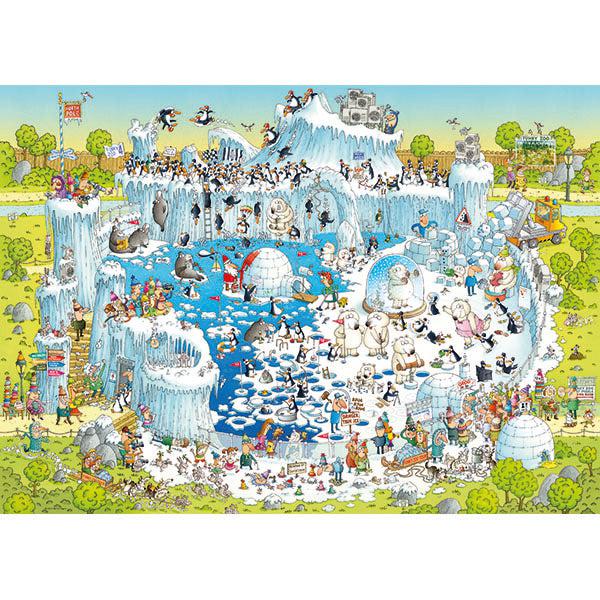 Polar Habitat Funky Zoo 1000 Piece Jigsaw Puzzle Heye - for just $29.99! 