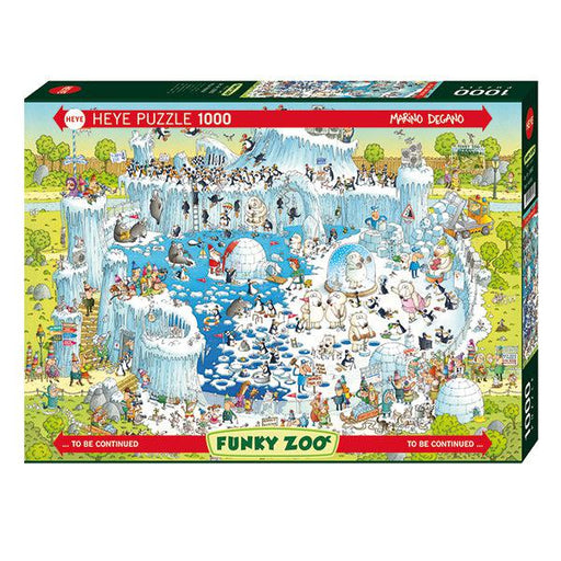 Polar Habitat Funky Zoo 1000 Piece Jigsaw Puzzle Heye - for just $29.99! 