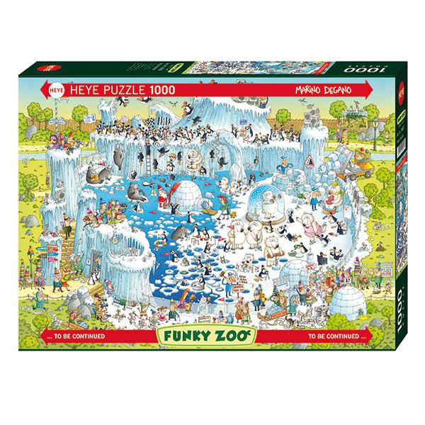 Polar Habitat Funky Zoo 1000 Piece Jigsaw Puzzle Heye - for just $29.99! 