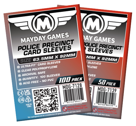 "Police Precinct" Compatible Card Sleeves - Ultra Fit (63.5x92mm) - for just $2.75! 