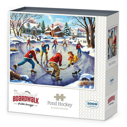 Pond Hockey 1000 Piece Jigsaw Puzzle Boardwalk - for just $23.99! 