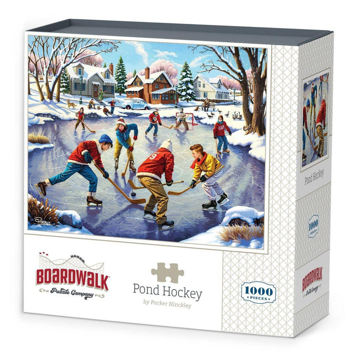 Pond Hockey 1000 Piece Jigsaw Puzzle Boardwalk - for just $23.99! 