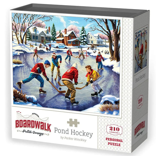 Pond Hockey 210 Piece Jigsaw Puzzle Boardwalk - for just $11.99! 