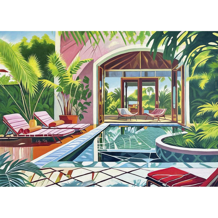 Pool Position Time Off 1000 Piece Jigsaw Puzzle Heye - for just $29.99! 