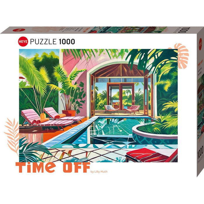Pool Position Time Off 1000 Piece Jigsaw Puzzle Heye - for just $29.99! 