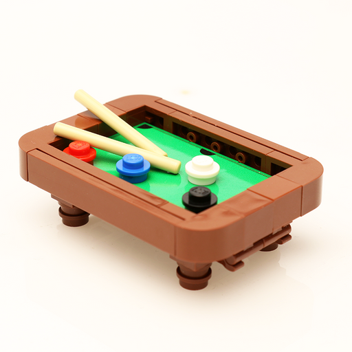 Pool Table Building Kit made from LEGO parts - Premium Custom LEGO Kit - Just $12.99! Shop now at Retro Gaming of Denver