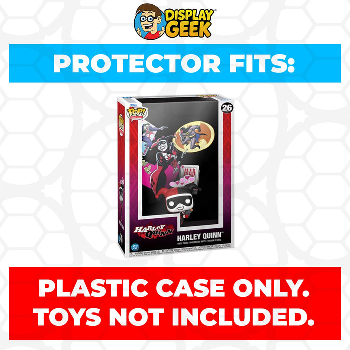 Pop Protector for Funko Pop Comic Covers Harley Quinn Mad Love #26 Box - for just $14.99! 