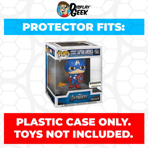 Pop Protector for Avengers Assemble Captain America #589 Funko Pop Deluxe - Just $13.99! Shop now at Retro Gaming of Denver