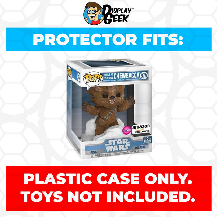 Pop Protector for Battle at Echo Base Chewbacca Flocked #374 Funko Pop Deluxe - Just $13.99! Shop now at Retro Gaming of Denver