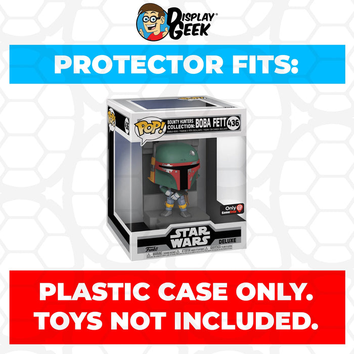 Pop Protector for Bounty Hunters Collection Boba Fett #436 Funko Pop Deluxe - for just $13.99! 