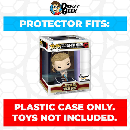 Pop Protector for Duel of the Fates Obi Wan Kenobi #507 Funko Pop Deluxe - Just $13.99! Shop now at Retro Gaming of Denver