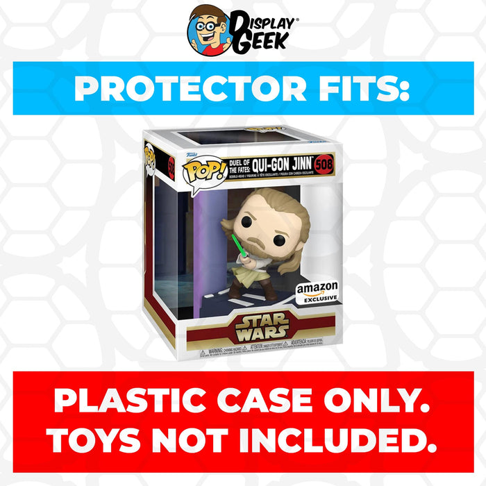 Pop Protector for Duel of the Fates Qui-Gon Jinn #508 Funko Pop Deluxe - Just $13.99! Shop now at Retro Gaming of Denver