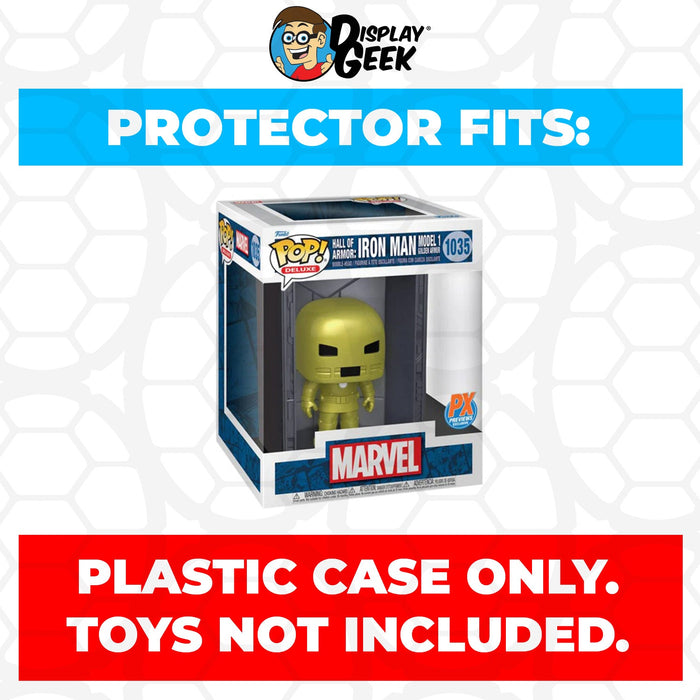 Pop Protector for Hall of Armor Iron Man Model 1 Golden #1035 Funko Pop Deluxe - Just $13.99! Shop now at Retro Gaming of Denver