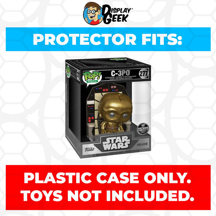 Pop Protector for NFT Princess Leia Glow #279 Funko Pop Deluxe - for just $13.99! 