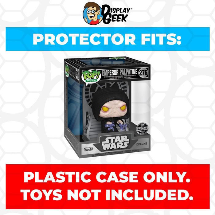 Pop Protector for NFT Emperor Palpatine #276 Funko Pop Deluxe - for just $13.99! 