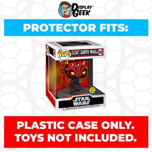 Pop Protector for Red Saber Series Volume 1 Darth Maul #520 Funko Pop Deluxe - Just $13.99! Shop now at Retro Gaming of Denver