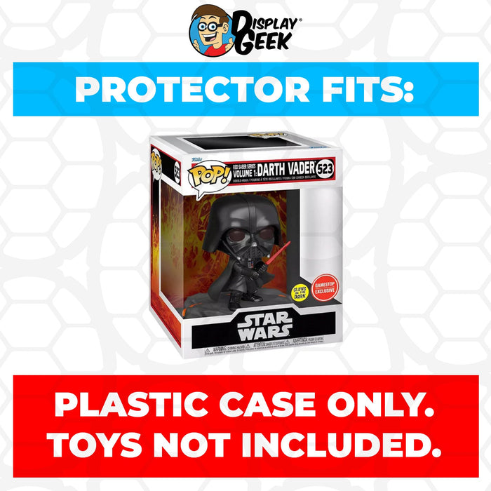 Pop Protector for Red Saber Series Volume 1 Darth Vader #523 Funko Pop Deluxe - Just $13.99! Shop now at Retro Gaming of Denver