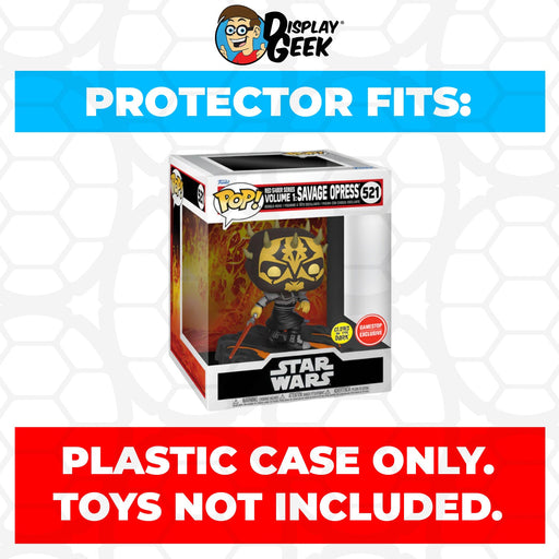 Pop Protector for Red Saber Series Volume 1 Savage Opress #521 Funko Pop Deluxe - for just $13.99! 