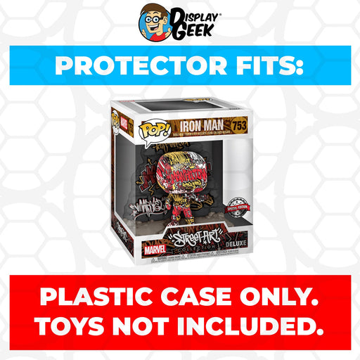 Pop Protector for Street Art Iron Man #753 Funko Pop Deluxe - Just $13.99! Shop now at Retro Gaming of Denver