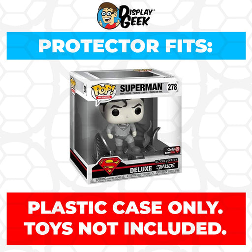 Pop Protector for Superman Jim Lee Black & White #278 Funko Pop Deluxe - Just $13.99! Shop now at Retro Gaming of Denver