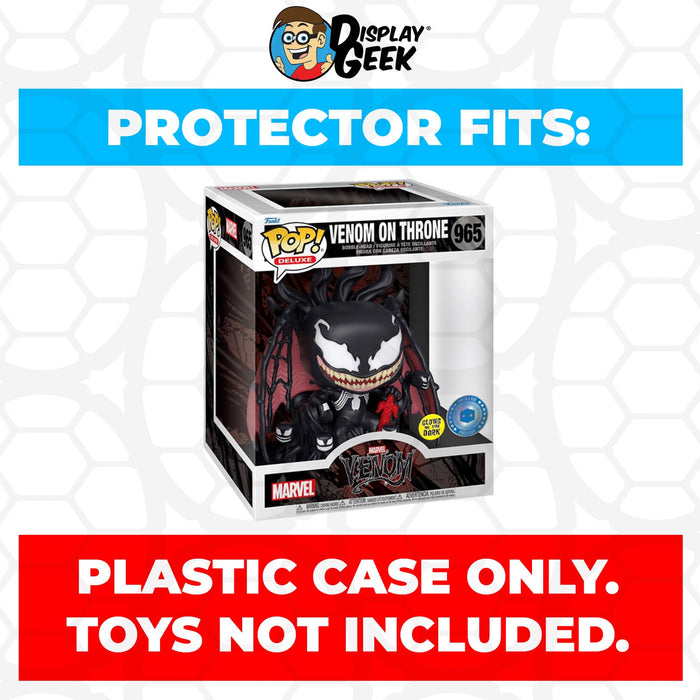 Pop Protector for Venom on Throne Glow #965 Funko Pop Deluxe - Just $13.99! Shop now at Retro Gaming of Denver