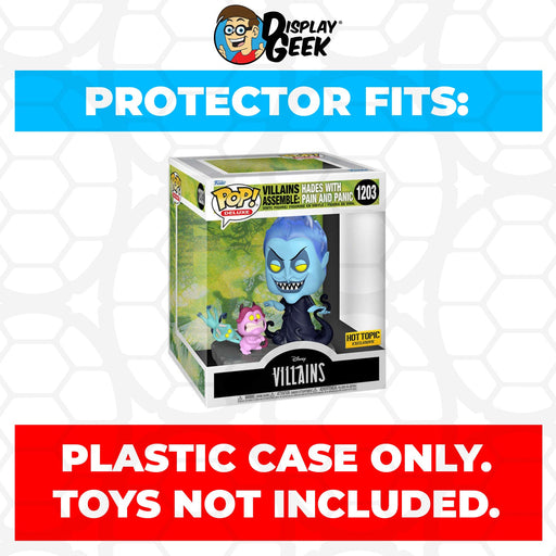 Pop Protector for Villains Assemble Hades with Pain Panic #1203 Funko Pop Deluxe - Just $13.99! Shop now at Retro Gaming of Denver