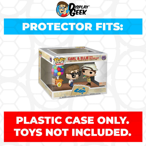 Pop Protector for Carl & Ellie with Balloon Cart #1152 Funko Pop Moment - for just $14.99! 
