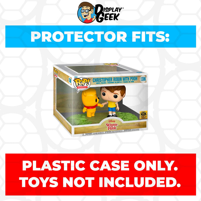 Pop Protector for Christopher Robin with Winnie the Pooh #1306 Funko Pop Moment - for just $14.99! 