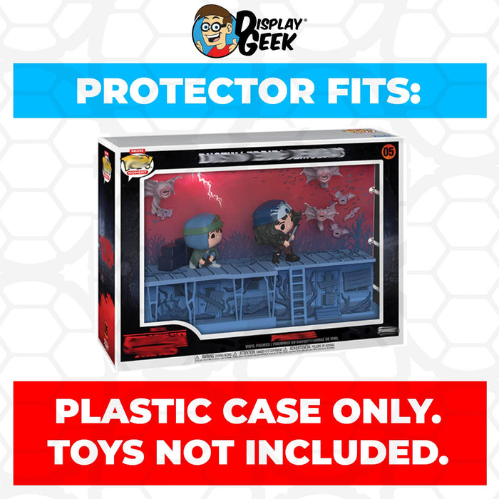 Pop Protector for Phase 3 Dustin, Eddie & Demobats #05 Funko Pop Moment Deluxe - for just $19.99! 