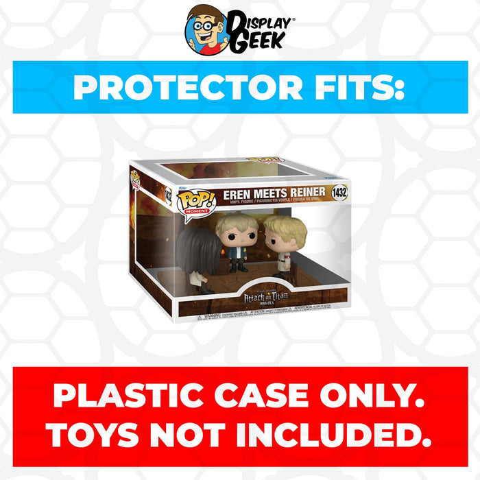 Pop Protector for Eren Meets Reiner #1432 Funko Pop Moment - Just $13.99! Shop now at Retro Gaming of Denver