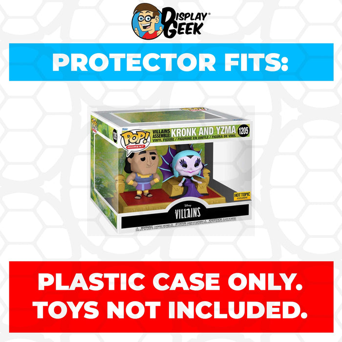 Pop Protector for Villains Assemble Kronk and Yzma #1205 Funko Pop Moment - for just $14.99! 