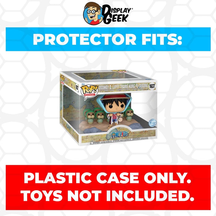 Pop Protector for Monkey D. Luffy Trains Kung Fu Dugong #1637 Funko Pop Moment - Just $13.99! Shop now at Retro Gaming of Denver