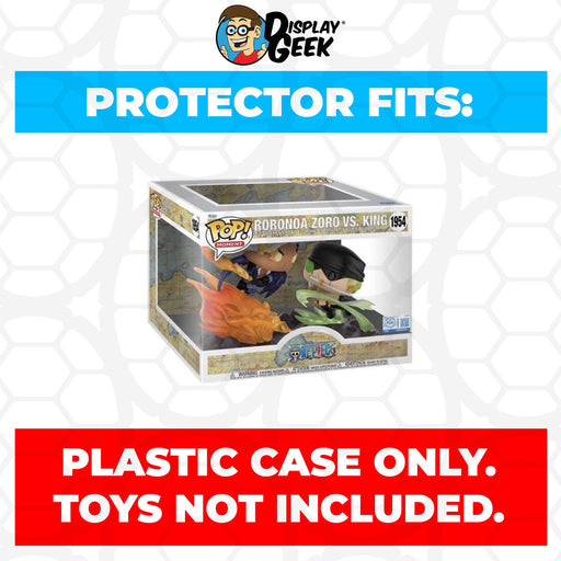 Pop Protector for Roronoa Zoro vs King #1954 Funko Pop Moment - for just $14.99! 